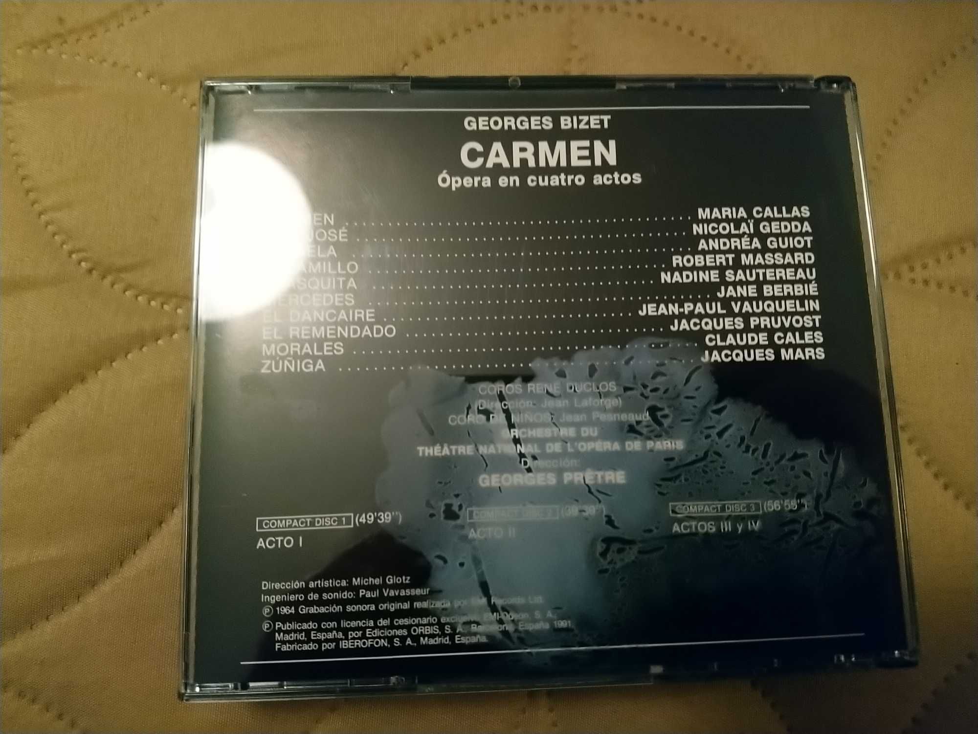 Carmen Bizet, Operas Famosas (3 CD's)