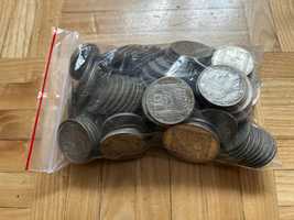 Sprzedam 4430 gr srebrnych monet 10-20 franków pr 680 srebro srebrne