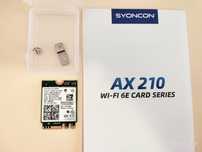Wi-Fi модуль для ноутбука Intel AX210. Адаптер Wi-Fi 6. Wifi 5 ГГц AX