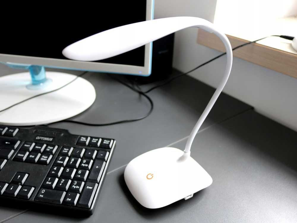 Lampka biurkowa LED z USB Na baterie Lampa biurko
