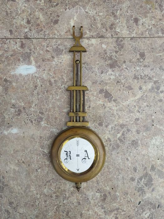 W197 Wahadło starego zegara ściennego Junghans 8cm dł 24cm