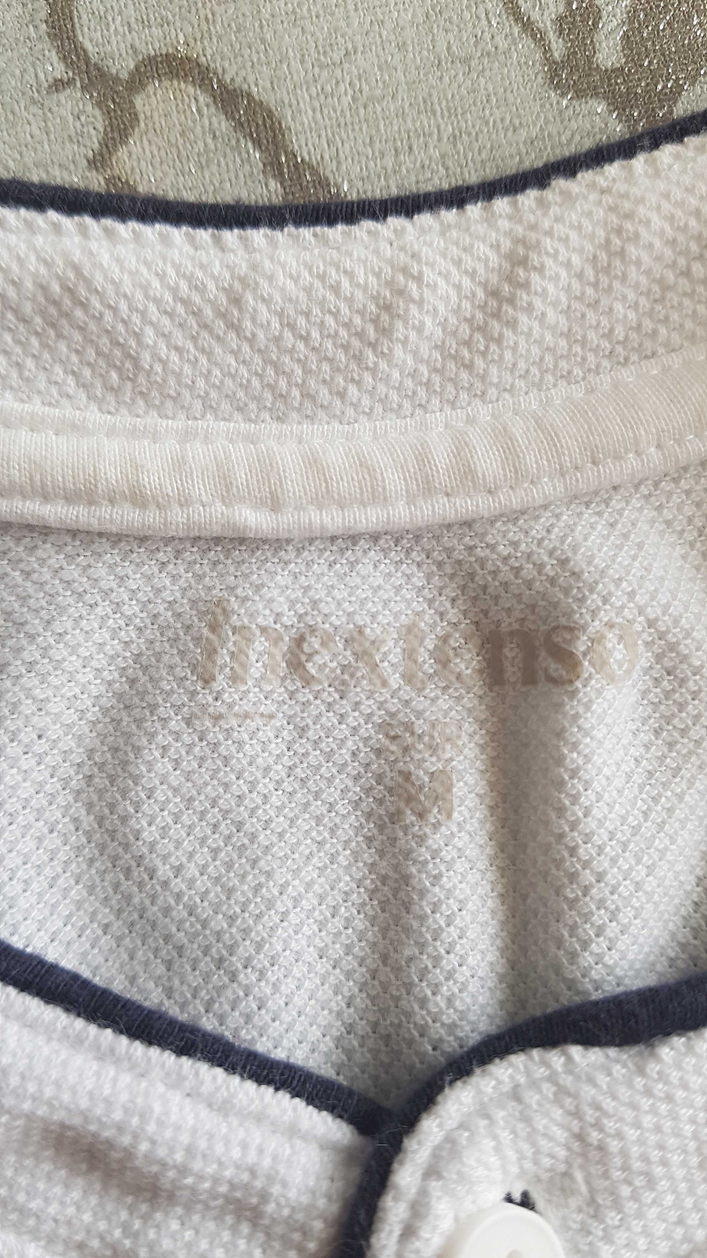 Męski biały Tshirt  firmy "Inextenso"