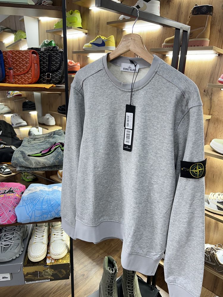 Світшот Stone Island Logo Patch Grey