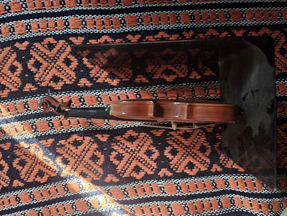 Stare skrzypce niemieckie miniaturowe skrzypce dekoracja skrzypce