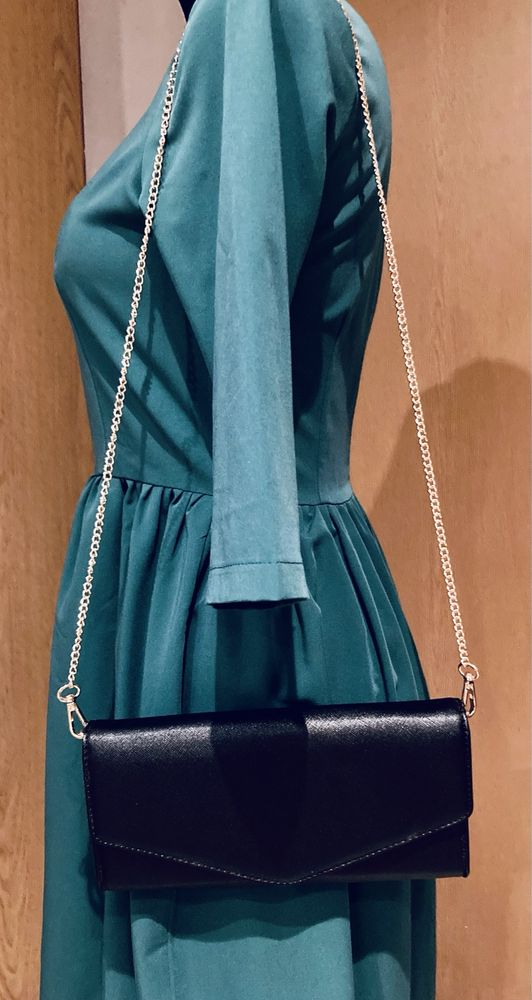 Zielona nieuzywana sukienka bombka, Prestige/cudmoda, rozmiar 38