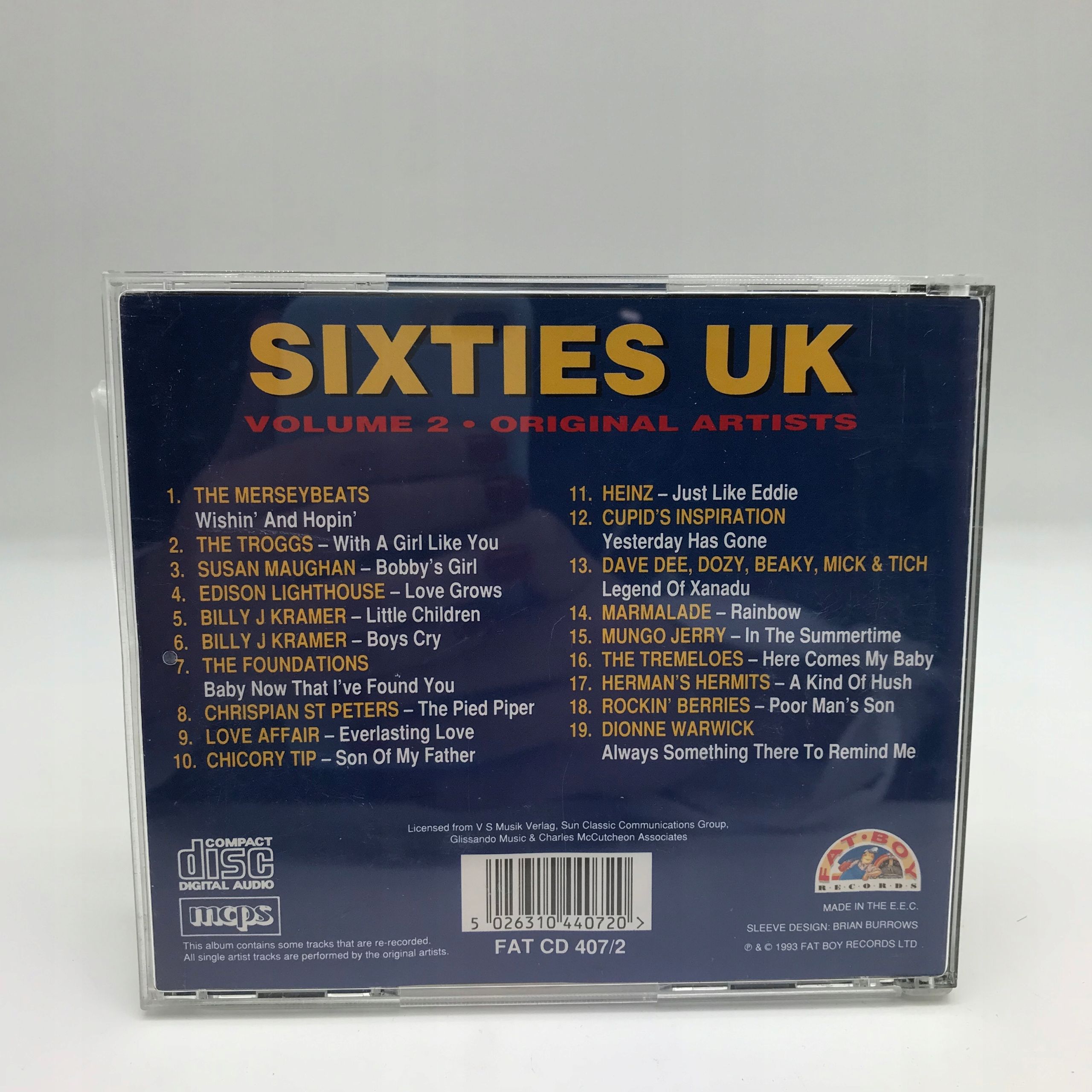 Cd - Various - Sixties Uk Volume 2