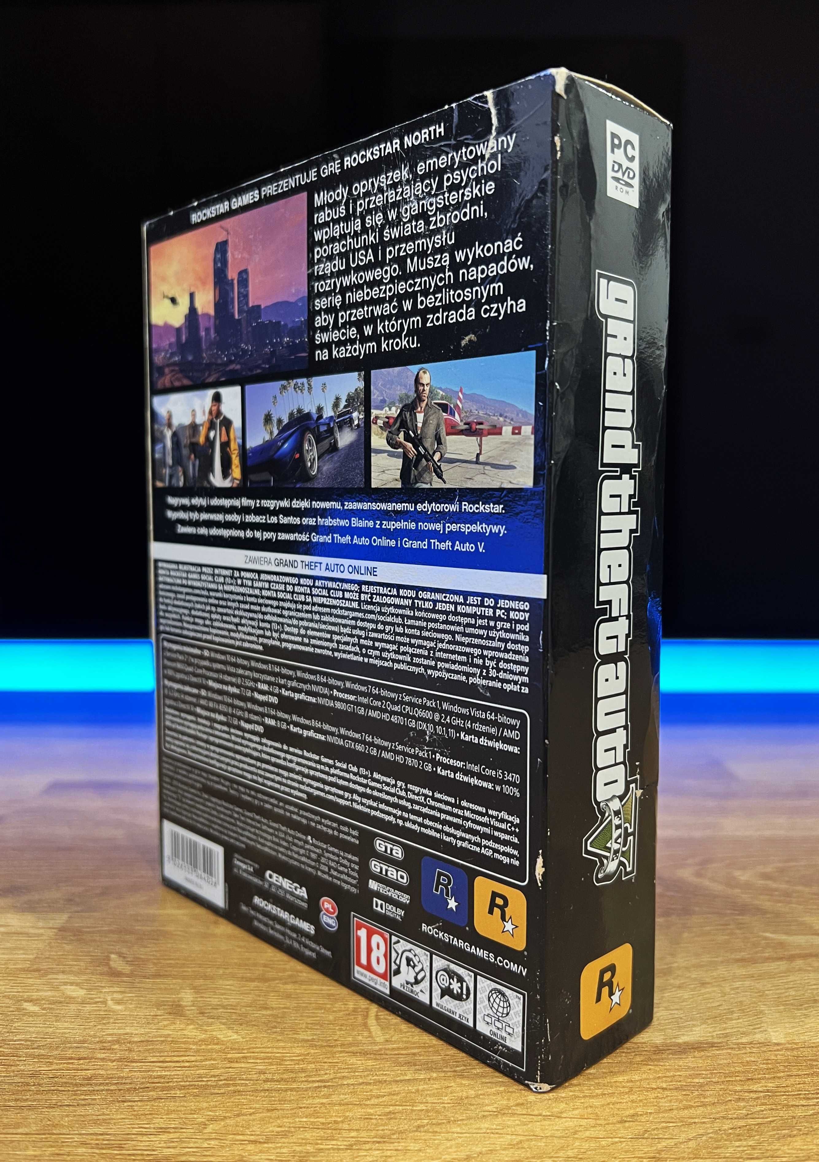 Grand Theft Auto V (PC PL 2015) MINI BIG BOX GTA 5 polskie wydanie