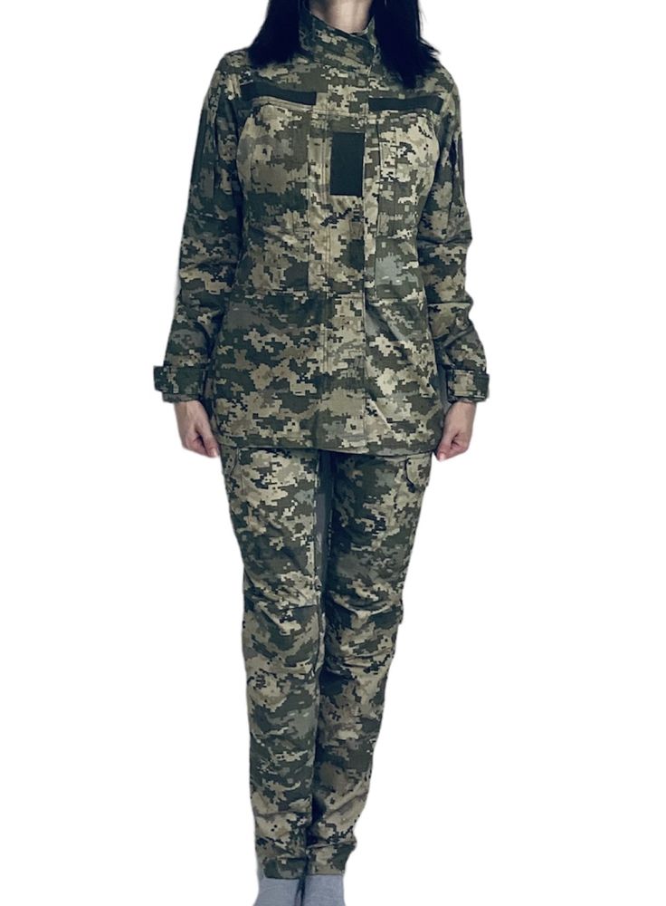 Жіноча військова форма піксель ( кітель, штани)