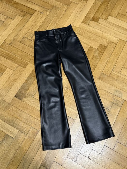 Брюки Zara з екошкіри