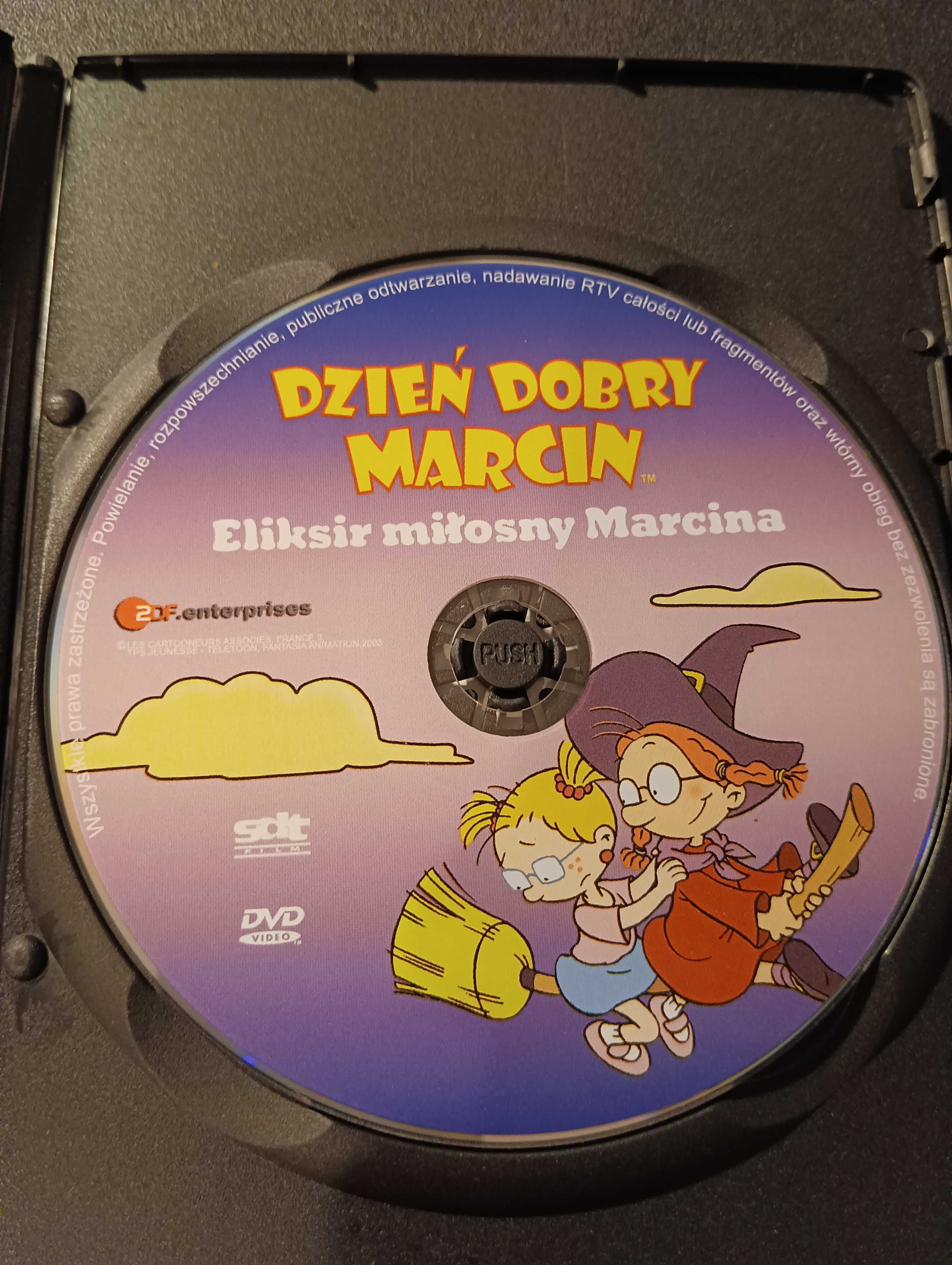 Płyta DVD z bajką dla dzieci Dzień dobry Marcin, dwie części