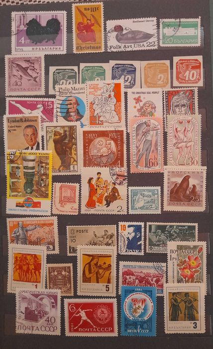 Znaczki zagraniczne pocztowe