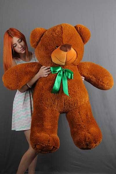 Плюшевий ведмедик Teddy Boom Веня,170 см,сірий