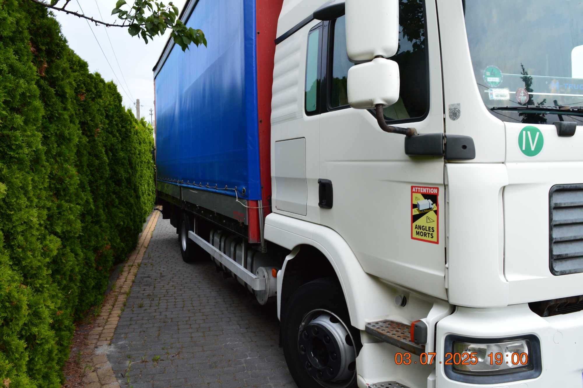 Man TGM 15,280 , 12,280  firanka z windą
