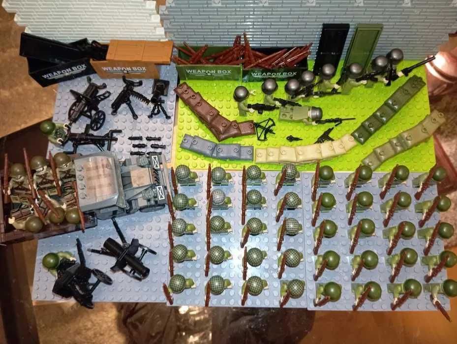 Zestaw Premium! 40 Figurek - Pole Bitwy wojna kompatybilne z Lego Cobi