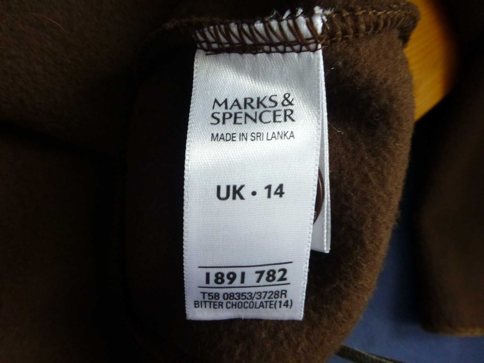 Marks & Spencer polarowy żakiet kardigan XL