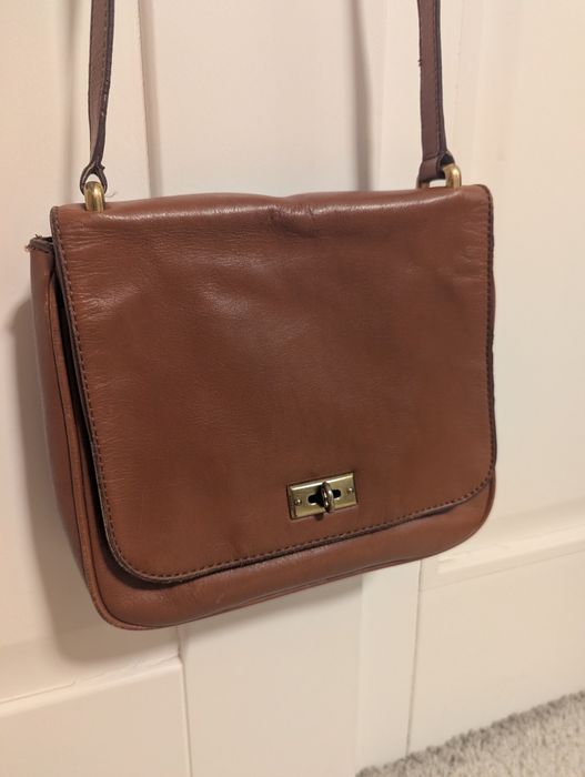 Torebka skórzana Fossil mała