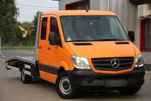 Mercedes-Benz 318 CDI DOKA 3,0 V6 184PS*AUTO LAWETA*Bi-Xenon  Sprinter*LIFT*NAJAZD 4.7m*Full Opcja*