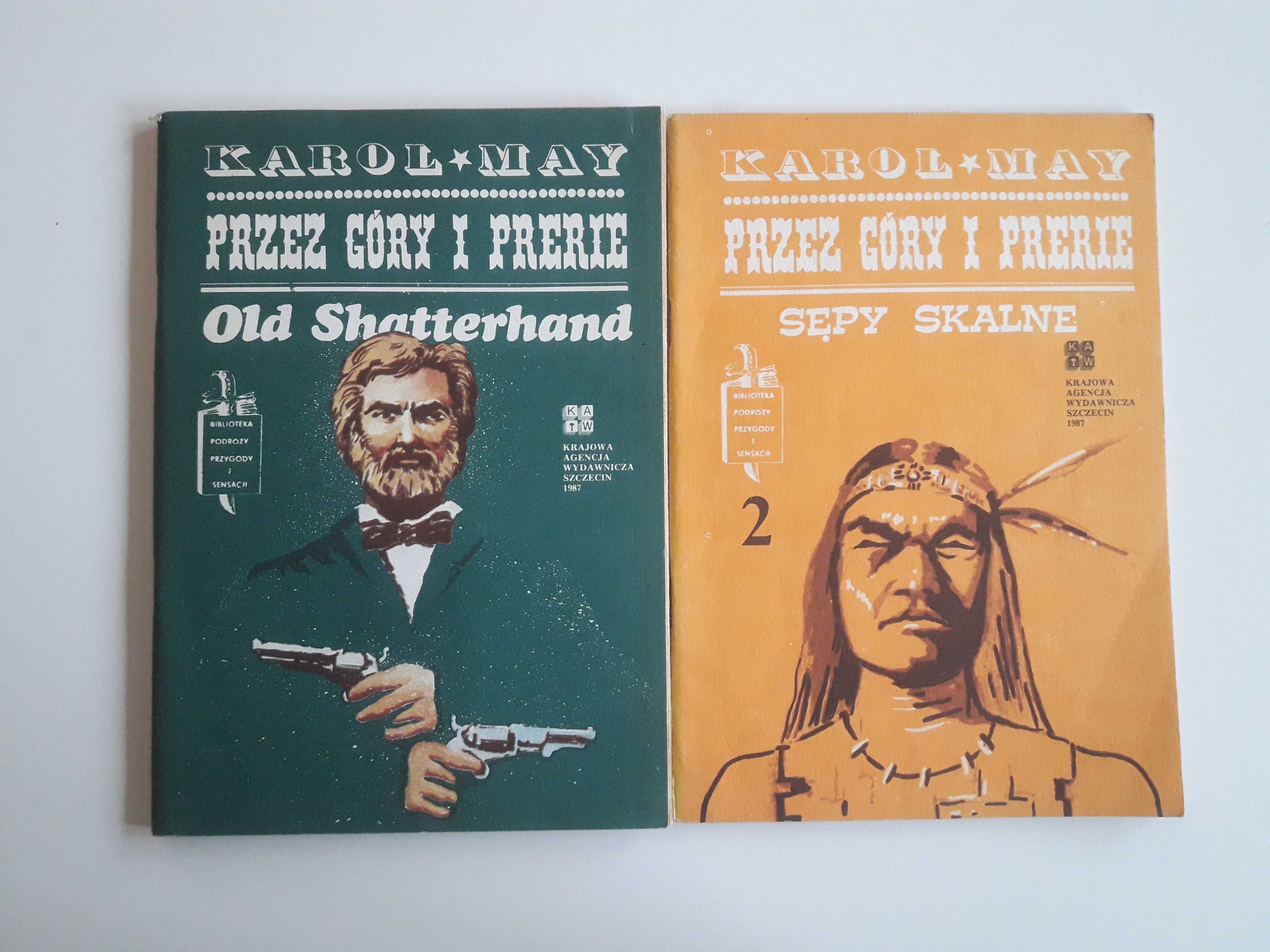 Karol May  - Sępy skalne i Old Shatterhand.