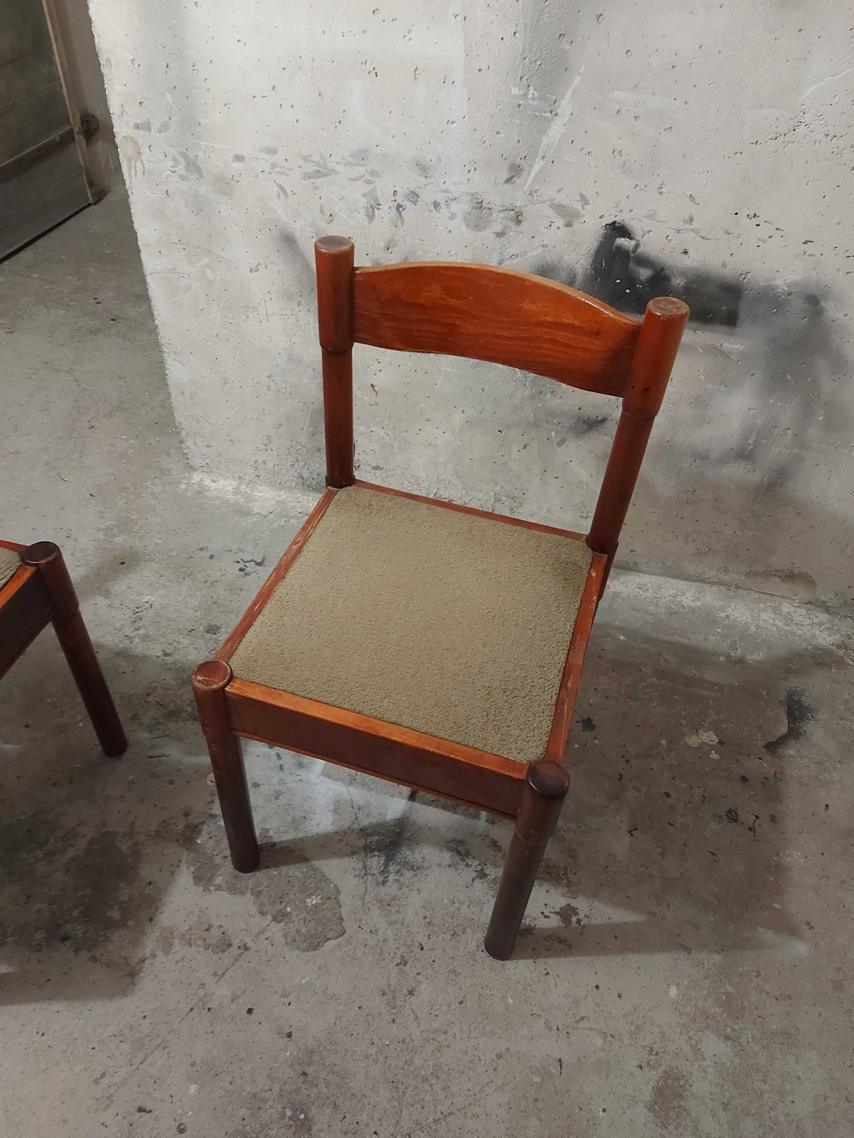 Krzesła drewniane - GFM Gościcino Model k13 (PRL) 2szt