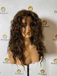 Topper afroloki brazowe model av6
