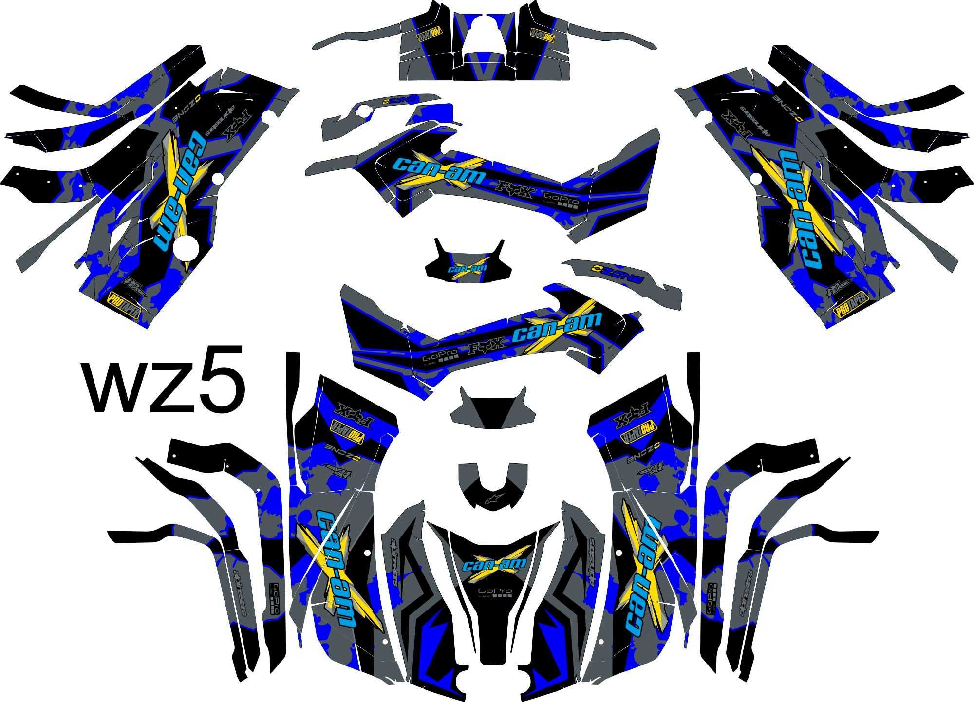 Naklejki Can-am Outlander max 2015+  okleina