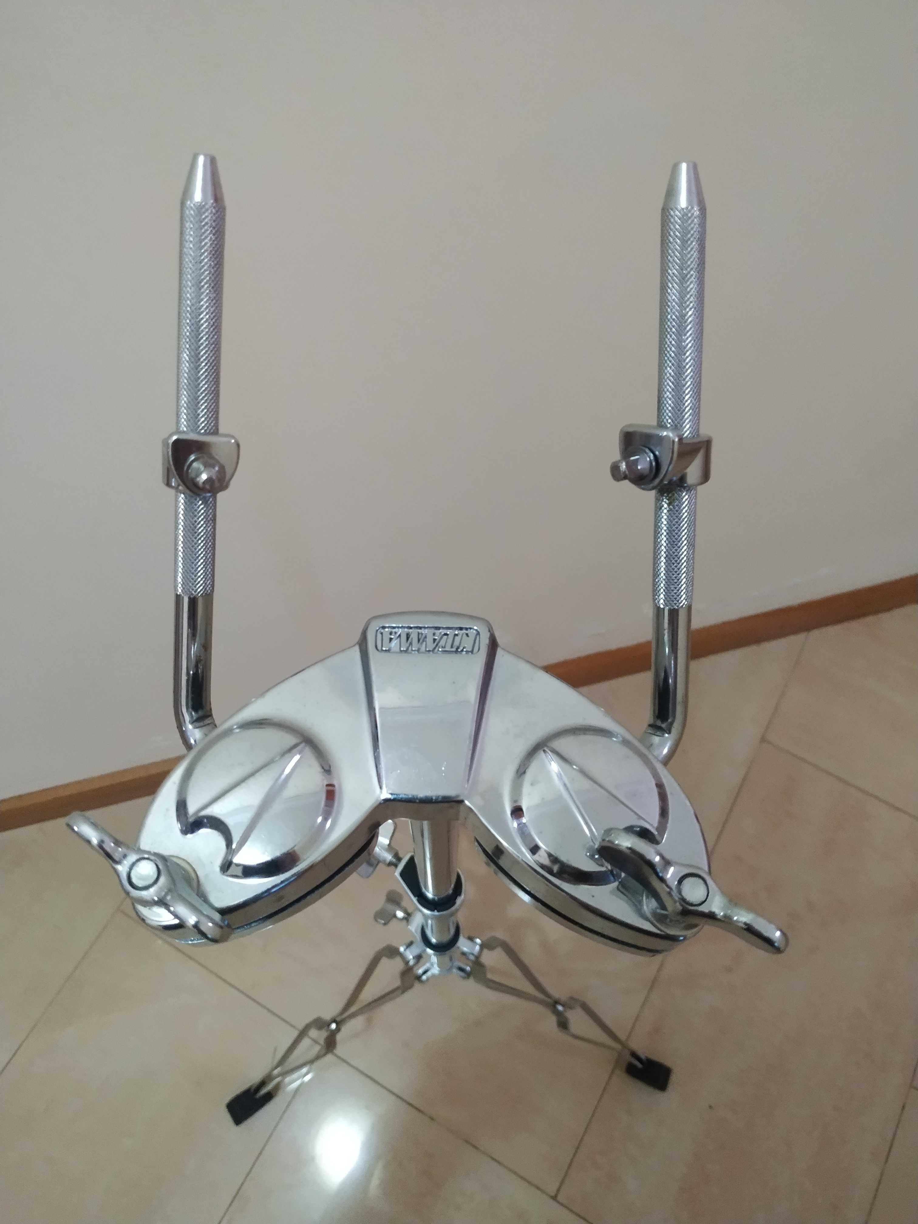 2x TAMA HTW49WN Double Tom Stand – Profissionais, estáveis, com fatura