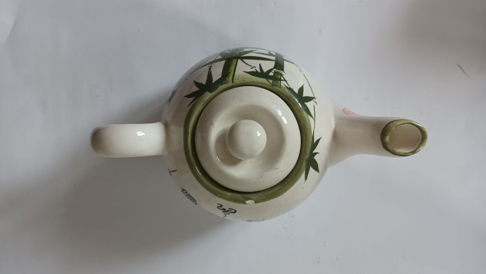 imbryk ceramika JAPONIA kwiaty herbata