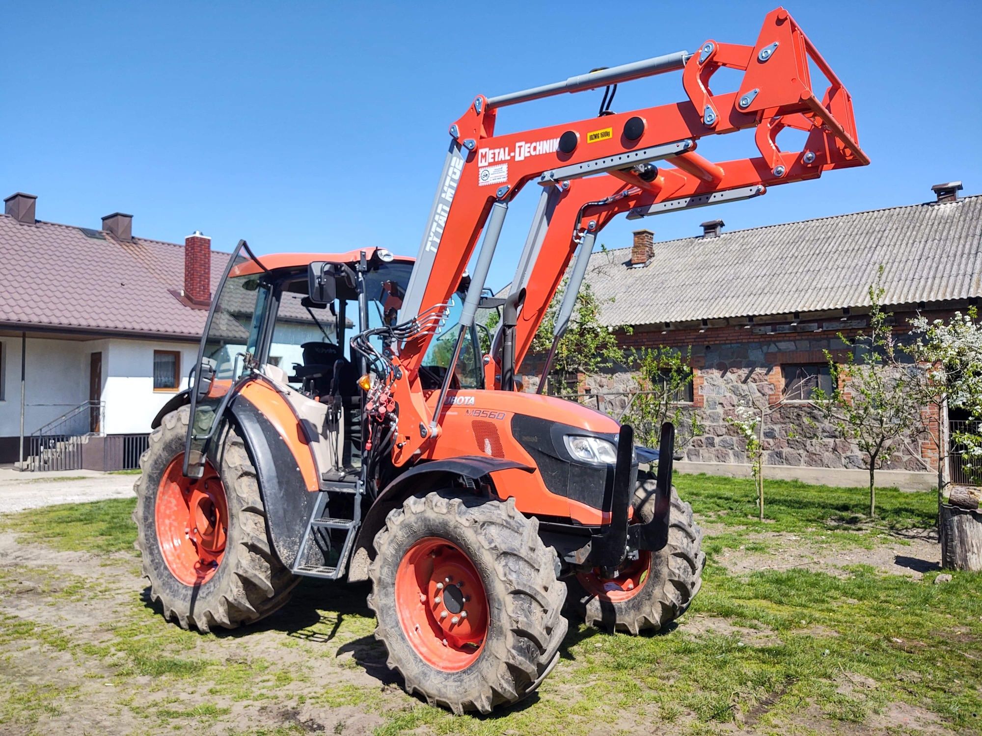 Ładowacz czołowy Tur do Massey Ferguson 3070 i Kubota M8540 od ręki !