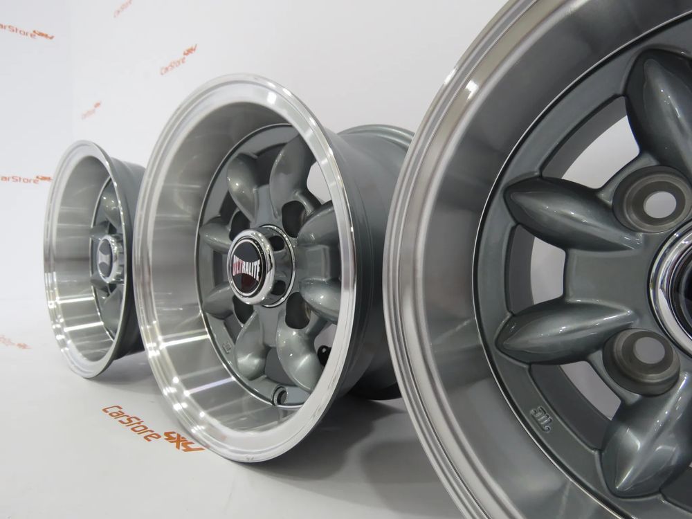 Jantes Ultralite 13 x 7 et 10 4x101.6 Gunmetal Mini Clássico | Carsto