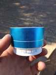 Coluna portátil azul