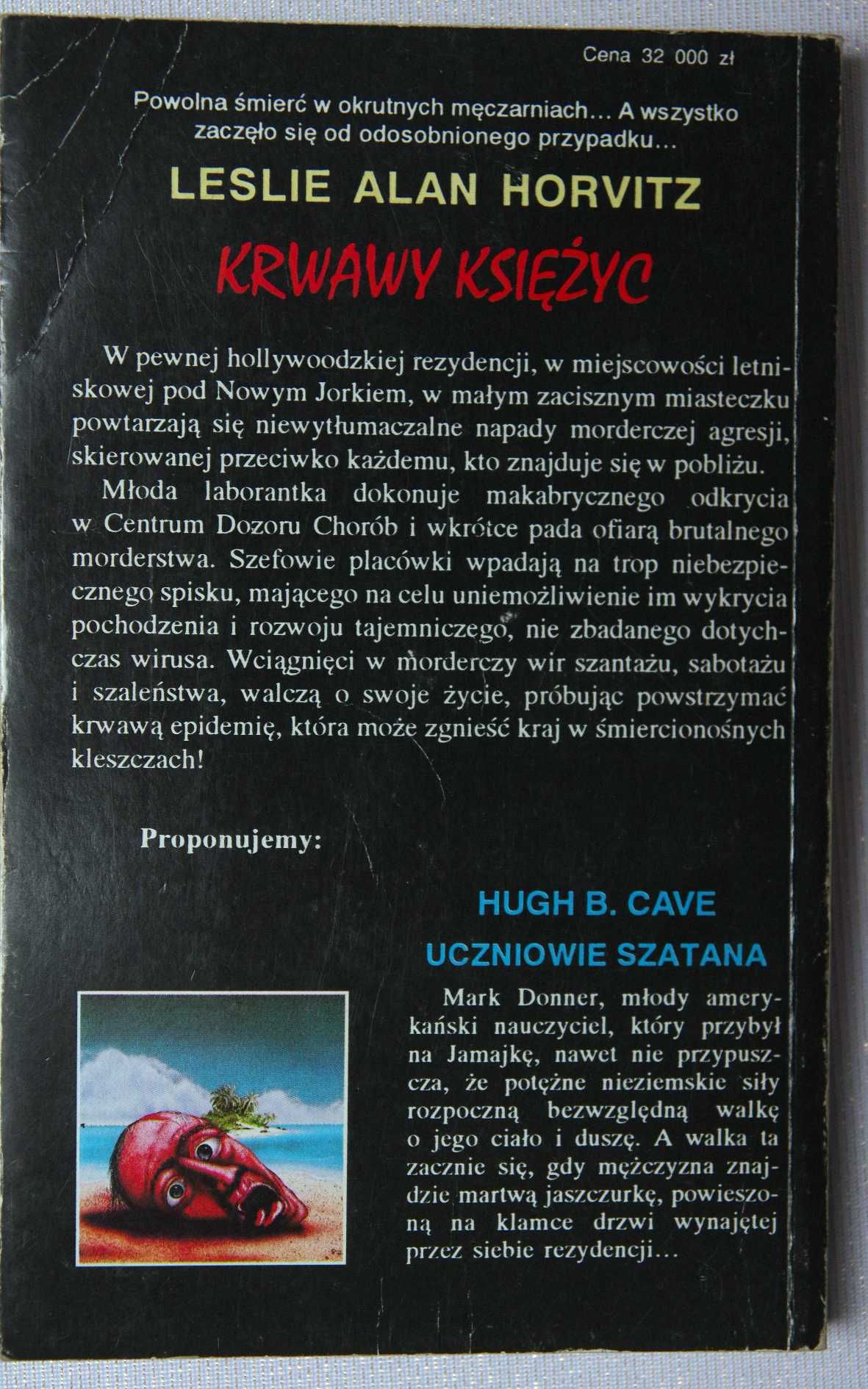 KRWAWY KSIĘŻYC - Leslie Alan Horvitz - HORROR