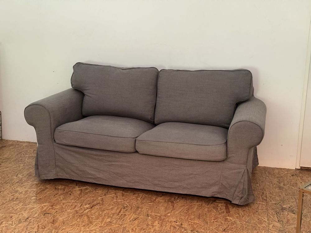 Sofa Ektorp 2 osobowa szara