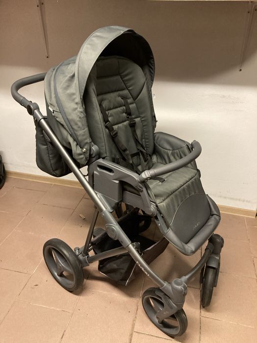 Wózek BEBETTO FLAVIO 2w1 / 3w1 / 4w1 z bazą isofix Śiwy