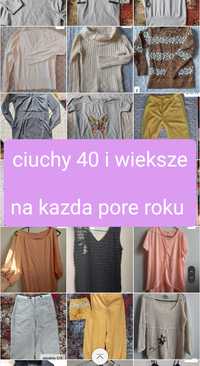 Ciuchy wieksze, 40-46, L-xxl