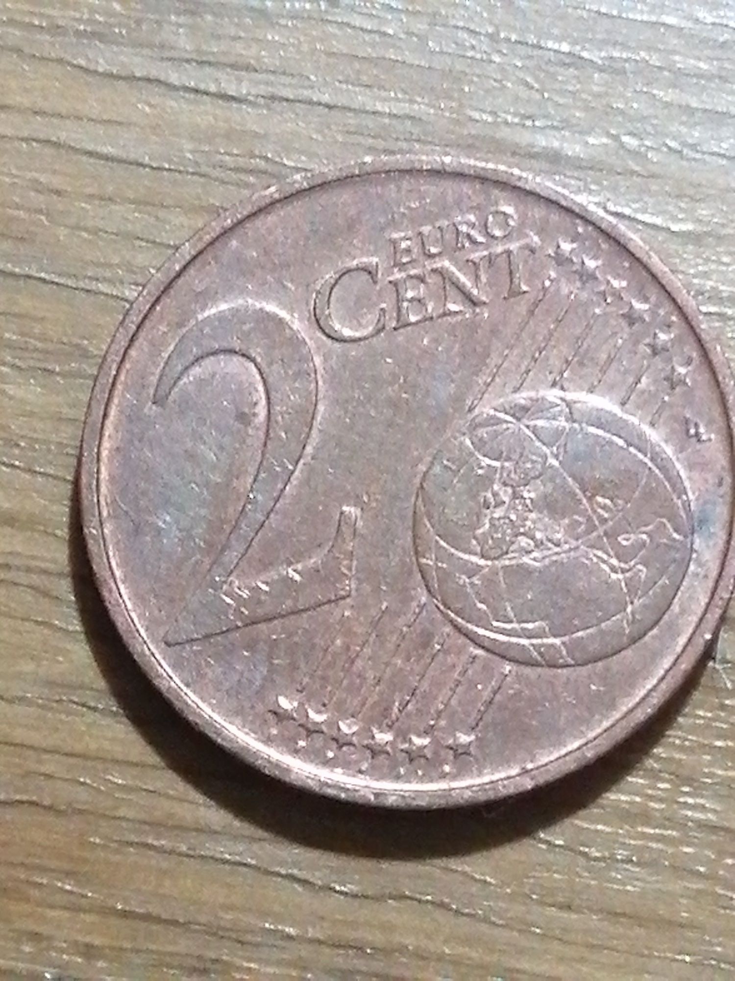 Vendo moeda rara de 2 cêntimos