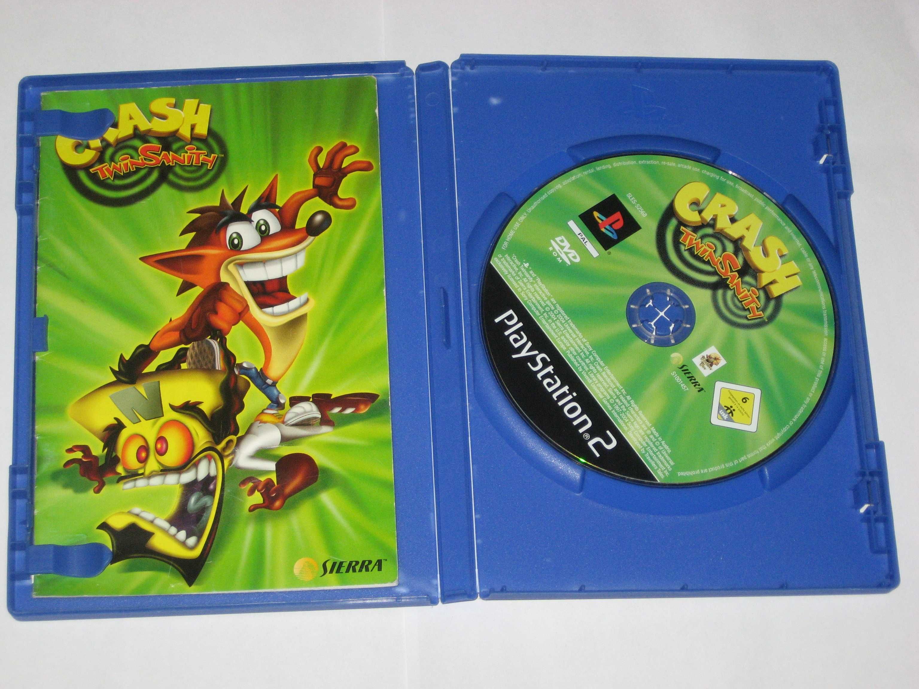 Gra Crash Twinsanity PS2 3xA BDB!! Play Station 2!