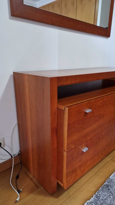 Móveis quarto casal em cerejeira