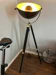 Mega okazja! Lampa podlogowa na teójnogu loft glamour design!