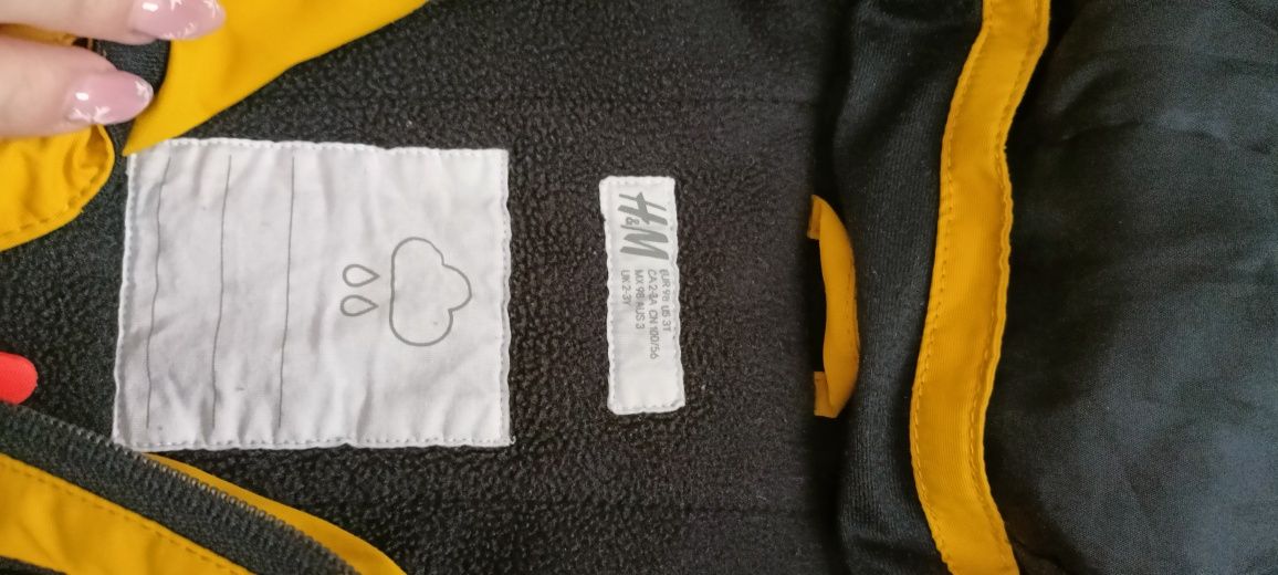Kurtka zimowa narciara r98 H&M
