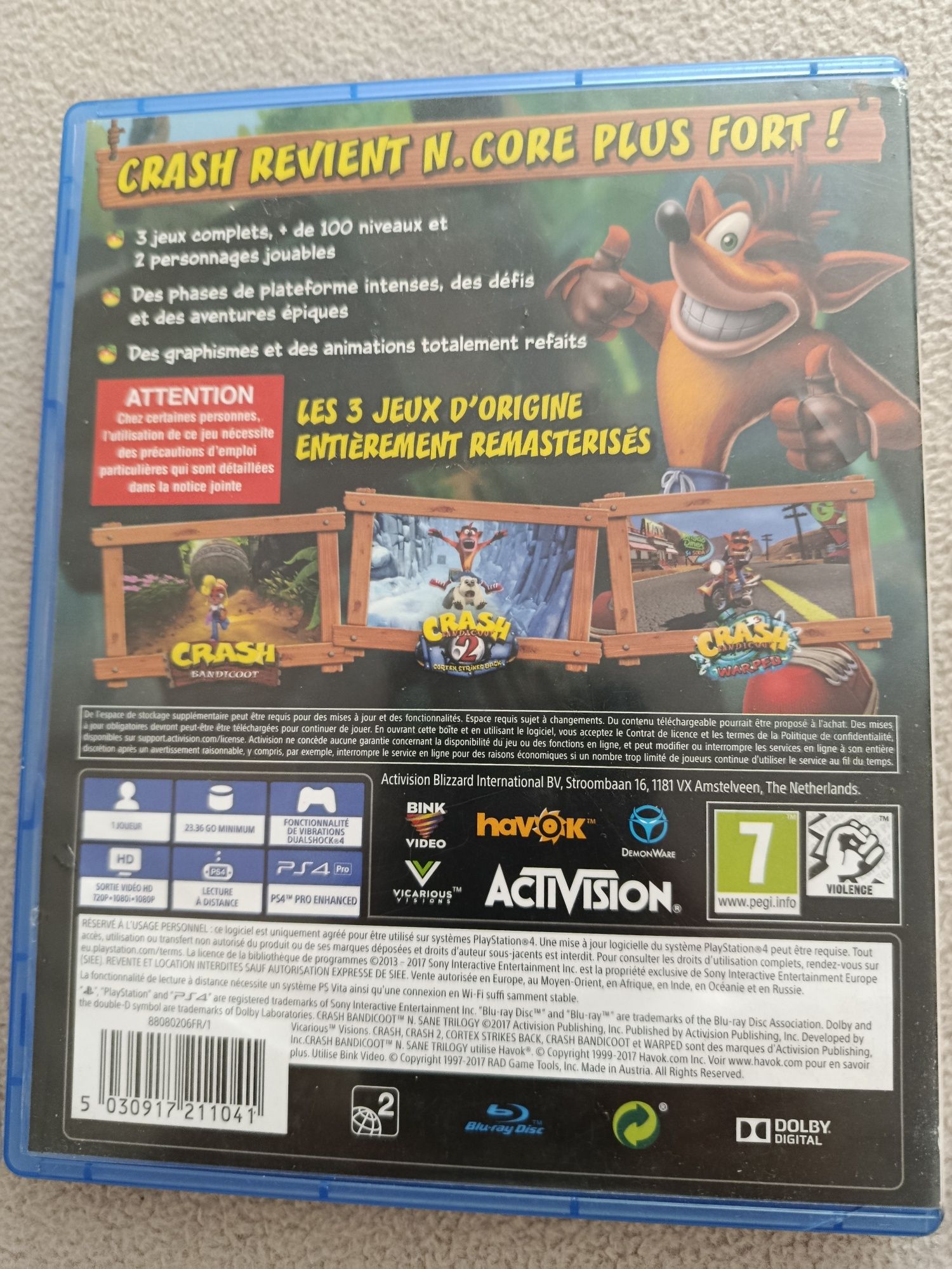 gra Ps4 Crash Bandicoot