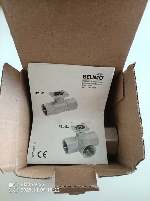 Zawór kulowy 2-drogowy Belimo R2025-S2 Rp 1"