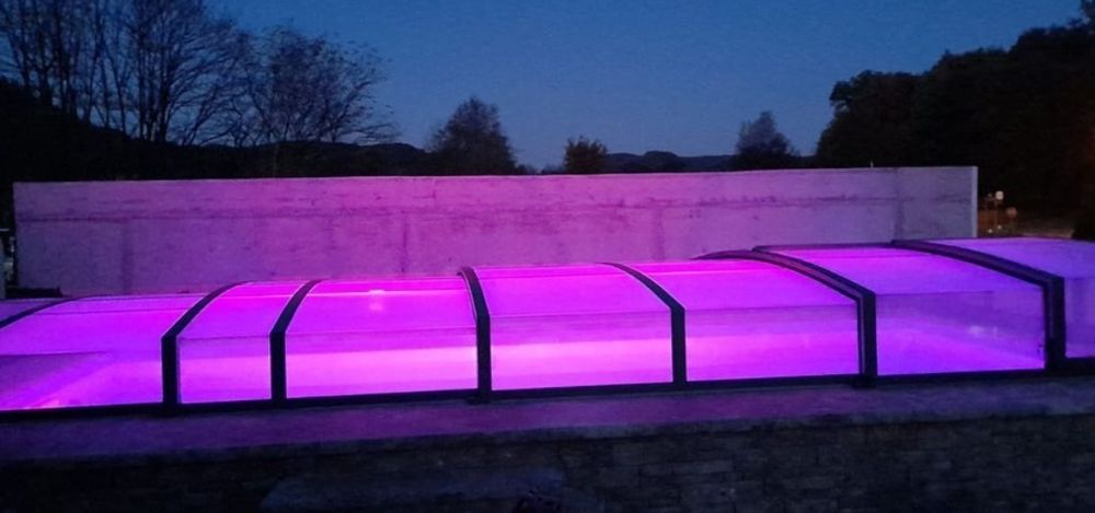 Zadaszenie basenowe poliwęglan lity