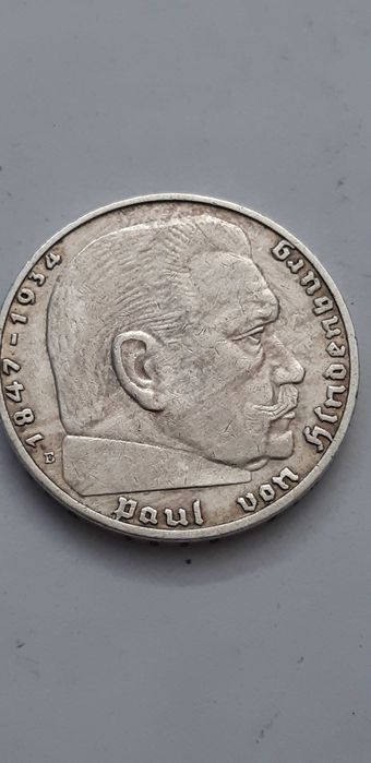 Niemcy III Rzesza 2 marki 1937 E - real foto