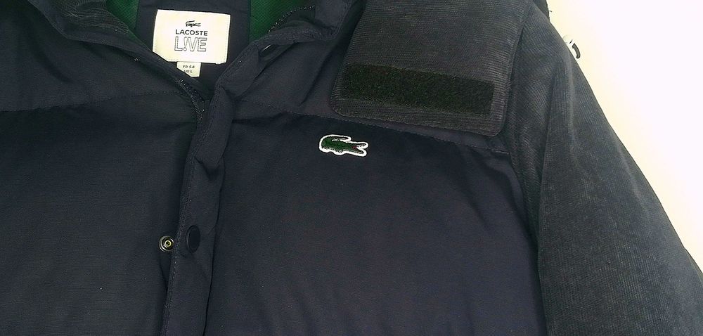 Kurtka puchowa zimowa Lacoste rozmiar L