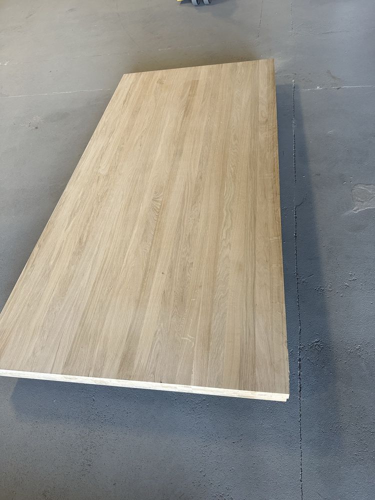 Blat kuchenny dębowy 69x249 cm - grubość 4 cm