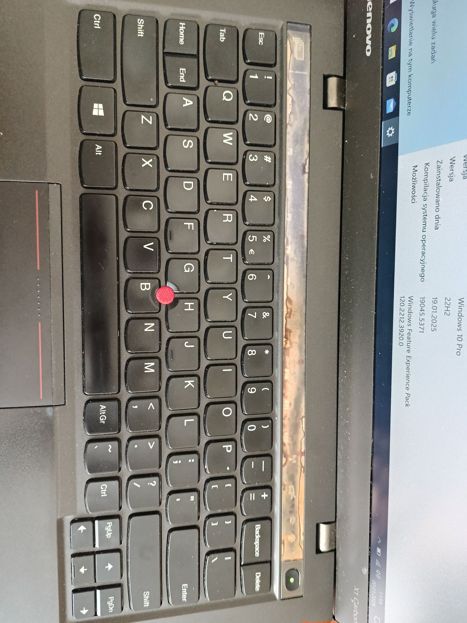 Lenovo X1 Carbon Gen1 i7/8GB/500GB SSD/Win10 Pro