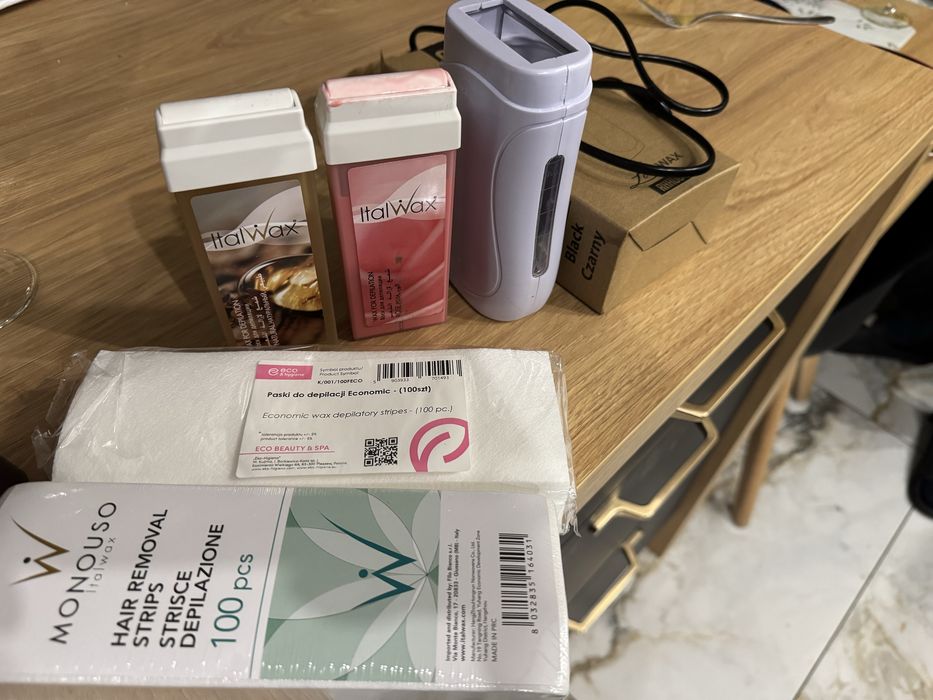 Wosk do depilacji z podgrzewaczem