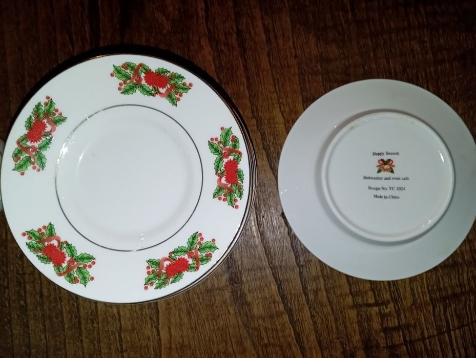 Serviço Café Natal Vintage