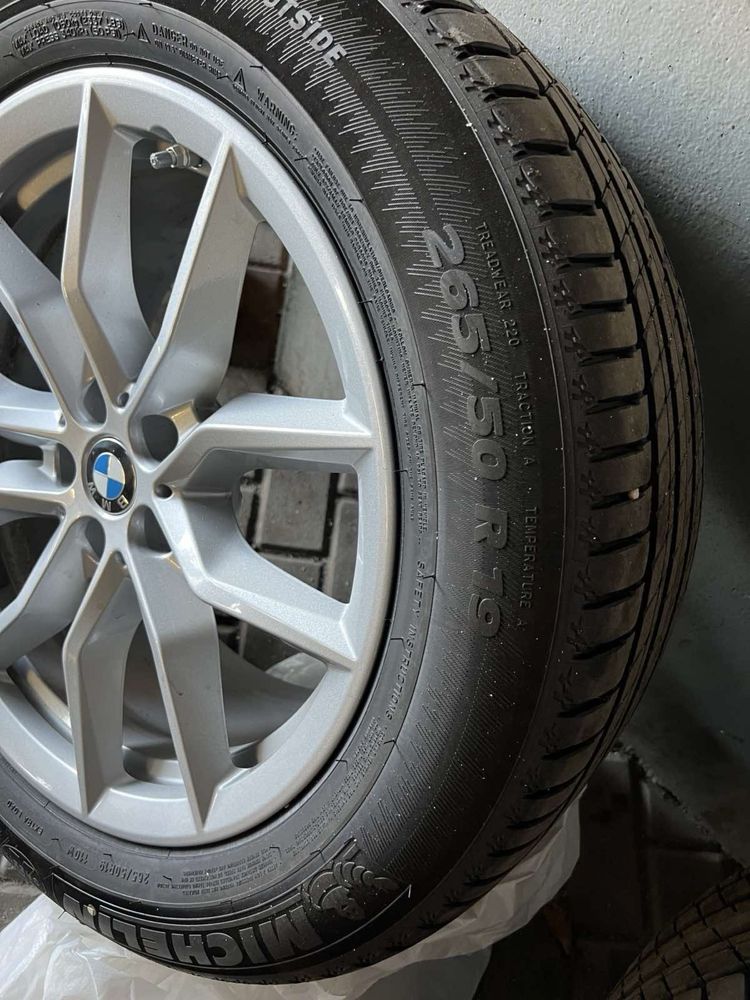 4 диски BMW X5 G05 з шинами Michelin з датчиками тиску