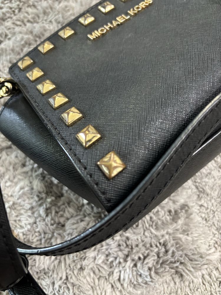 Torebka skórzana michael kors z ćwiekami
